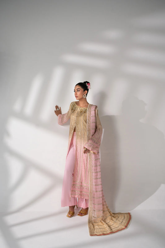 Aarzoo - Champagne & Pastel Pink