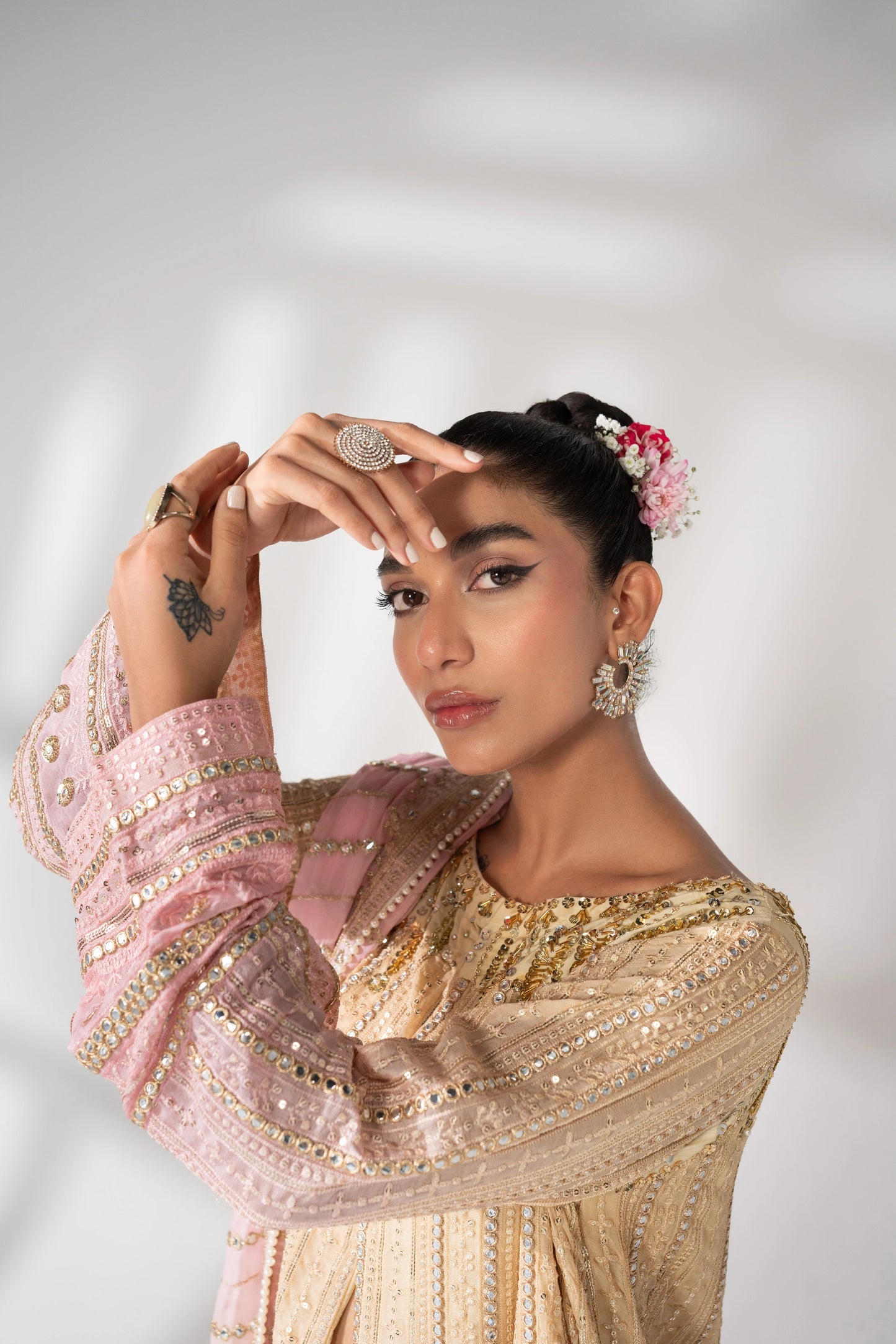 Aarzoo - Champagne & Pastel Pink