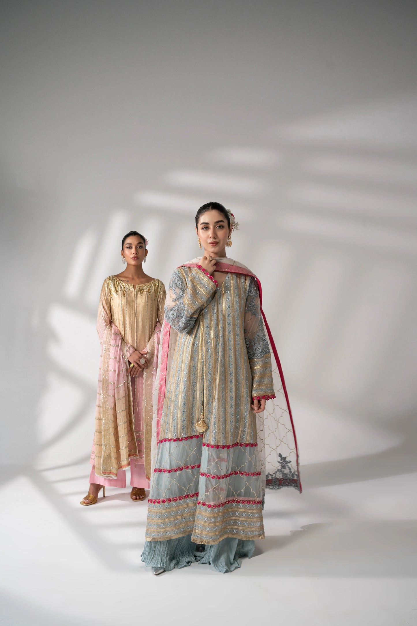Aarzoo - Champagne & Pastel Pink