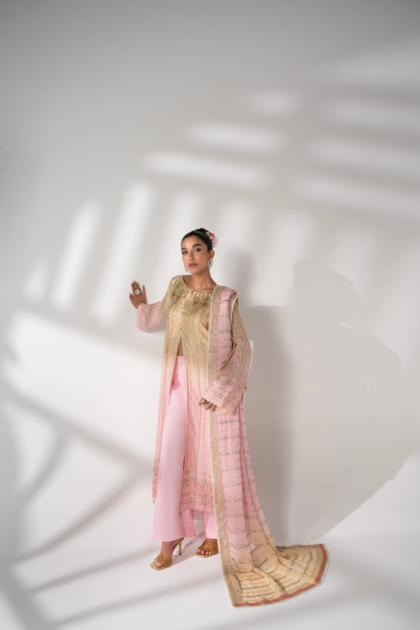 Aarzoo - Champagne & Pastel Pink